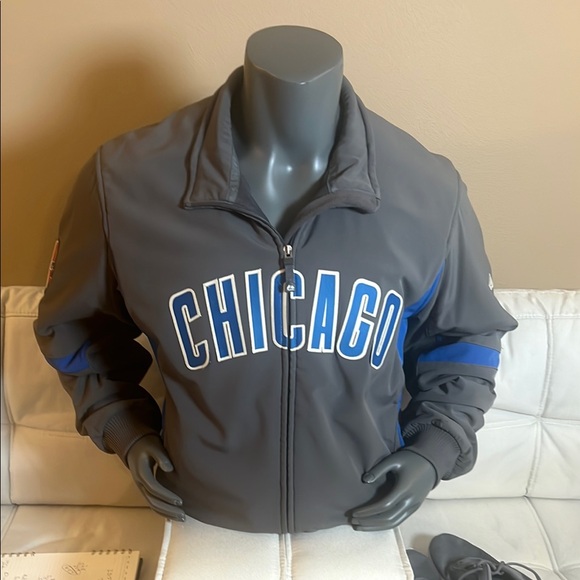 Vintage Majestic Men’s MLB Chicago Cubs Therma Base Jacket Size Large - Picture 1 of 13